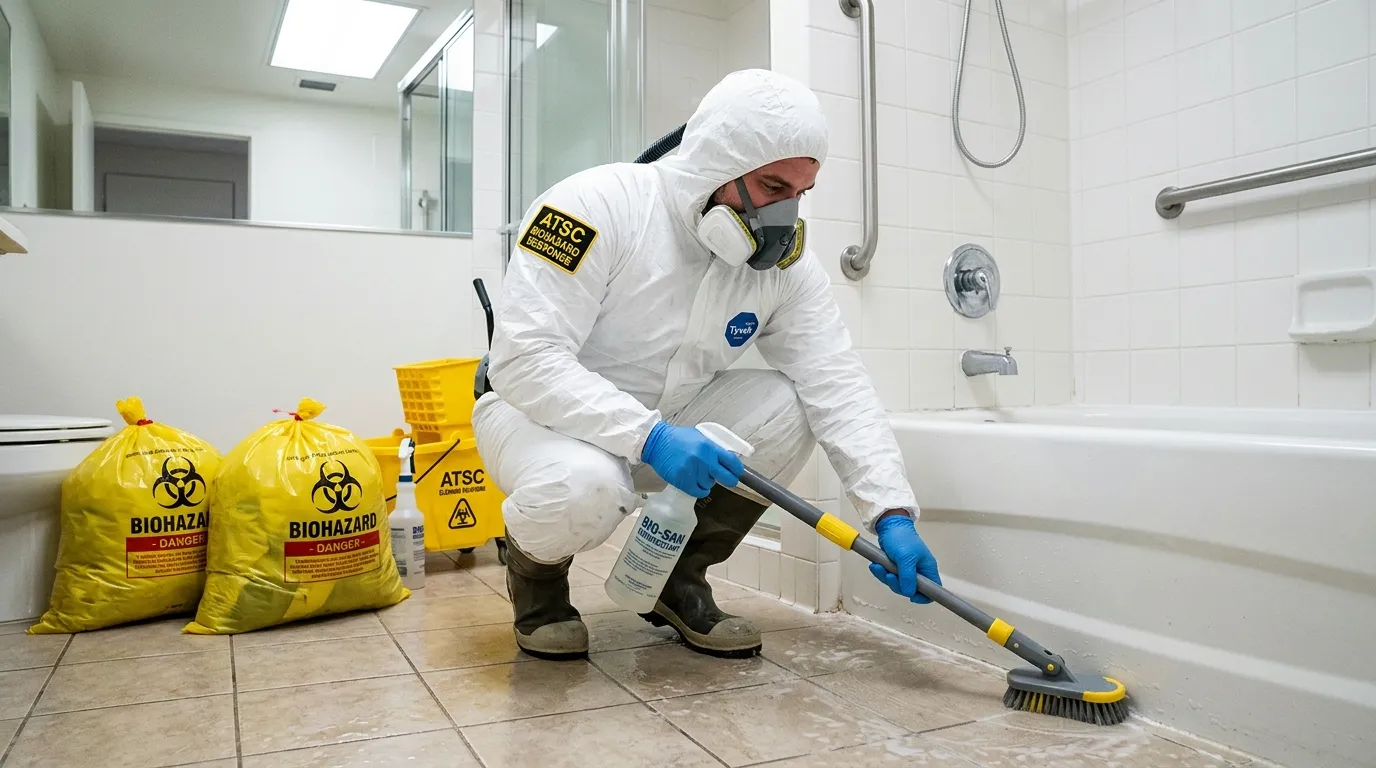 Decontamination equipment deployed for Blood Cleanup in Saint Matthews